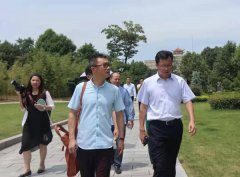 浦东水务和长桥山庄向导考察福寿园和欧博abg集团